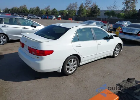 2005 Honda Accord 3.0 Ex из США, поврежденный, VIN 1HGCM66595A000282